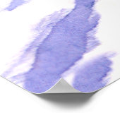 雪が水の色に落絵画ちた ポスター (角)