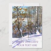 雪が水色に落ちた (正面)