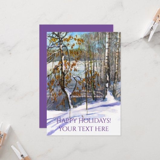 雪が水色に落ちた (正面/裏面インサイチュ)