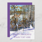 雪が水色に落ちた (正面/裏面)