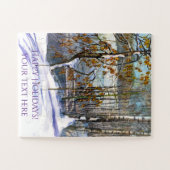 雪が水色に落ちた ジグソーパズル (横)