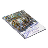 雪が水色に落ちた ノートブック (右側)