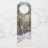 雪が水色に落ちた ボトルネックタグ (裏面)