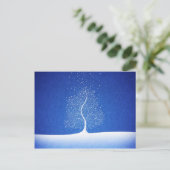 雪が積もった場所生まれ ポストカード (スタンド正面)