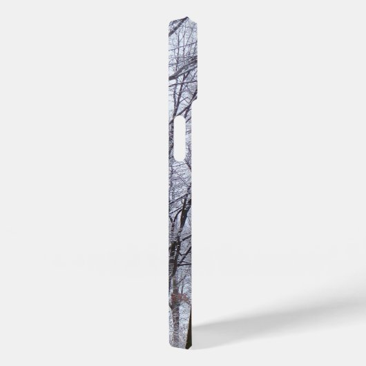 雪が積もった森の冬の風景写真 Case-Mate iPhoneケース (裏面 / 右)