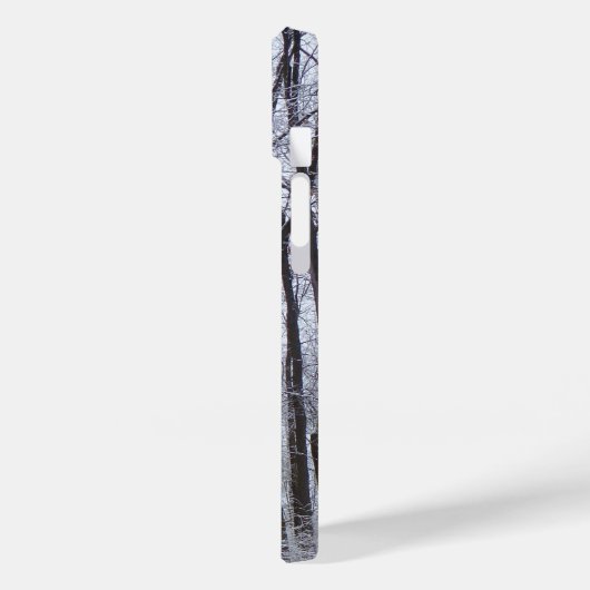雪が積もった森の冬の風景写真 Case-Mate iPhoneケース (裏面 / 左)