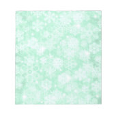 雪が緑に ノートパッド (正面)