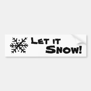 雪が舞うスノーフレーク 過去記事 バンパーステッカー