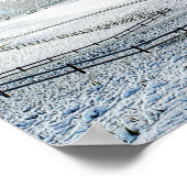 雪が覆われたオザーク丘陵 ポスター (角)