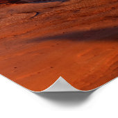 雪が覆われた夕日の繊細なアーチLa ポスター (角)