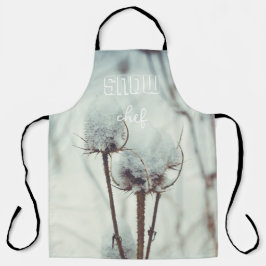 雪が降った後で エプロン