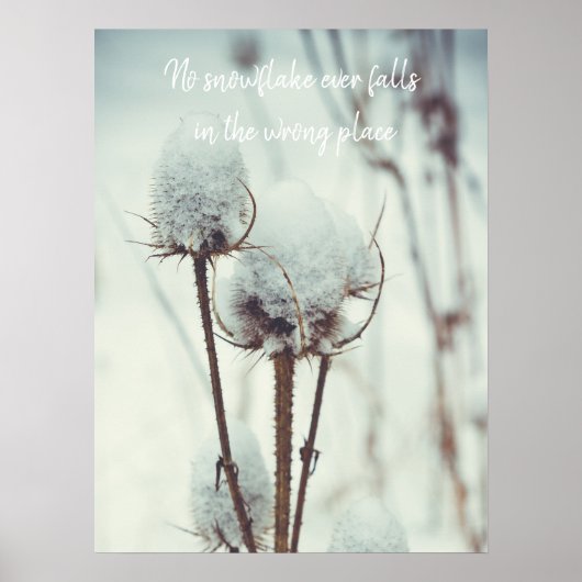 雪が降った後で ポスター (正面)