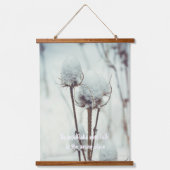 雪が降った後で 吊り下げ型タペストリー (正面)