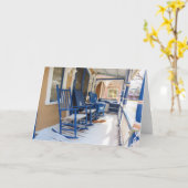 雪が降った後 – マーサのブドウ園 カード (黄色い花)