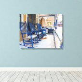 雪が降った後 – マーサのブドウ園 キャンバスプリント (インサイチュ (ウッドフロア))