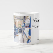 雪が降った後 – マーサのブドウ園 ジャンボコーヒーマグカップ (正面)