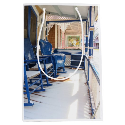 雪が降った後 – マーサのブドウ園 ミディアムペーパーバッグ (正面)