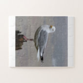 雪が降った時に投稿されたカモメ ジグソーパズル (横)