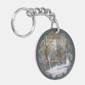 雪が降った キーホルダー (正面左)