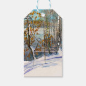 雪が降った ギフトタグ (正面)