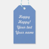 雪が降った ギフトタグ (裏面)