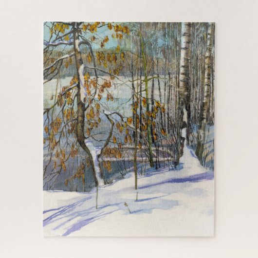 雪が降った ジグソーパズル (縦)