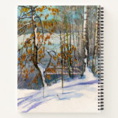 雪が降った ノートブック (裏面)