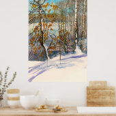 雪が降った ポスター (キッチン)