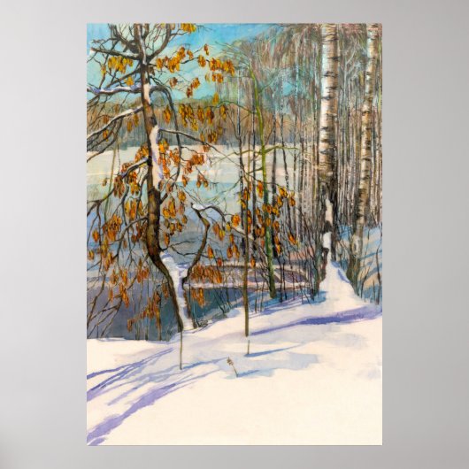 雪が降った ポスター (正面)