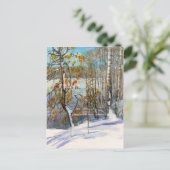 雪が降った ポストカード (スタンド正面)