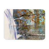 雪が降った マグネット (横)