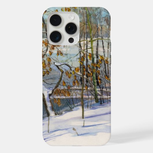雪が降った iPhoneケース (裏面)