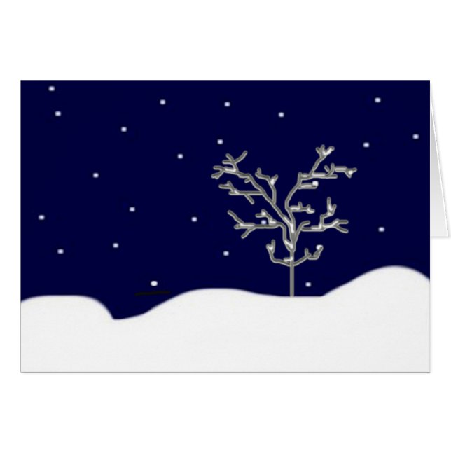 …雪が降っています (正面横)