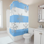 雪が降っている！の魔法 シャワーカーテン (インサイチュ)
