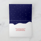 雪が降っている… シーズンカード (内部)