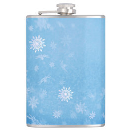 雪が降っている フラスク