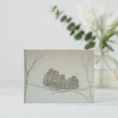 雪が降っている ポストカード (スタンド正面)