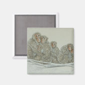 雪が降っている マグネット (正面/裏面)