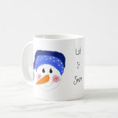 雪が降りますように コーヒーマグカップ (正面左)