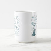 雪が降りますように コーヒーマグカップ (中央)