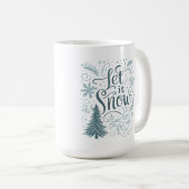 雪が降りますように コーヒーマグカップ (正面右)