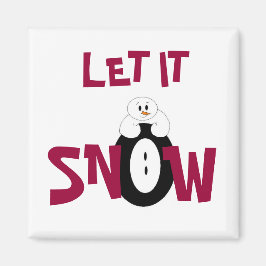 雪が降りますように... マグネット