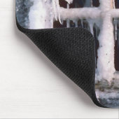 雪が降り込む マウスパッド (コーナー)