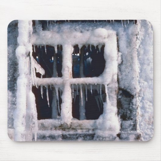 雪が降り込む マウスパッド (正面)