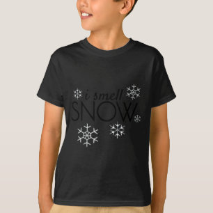 雪が降るおかしいホリデー 20未満の雪の結晶 Tシャツ