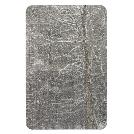 雪が降ること マグネット (縦)