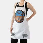 雪が降るのはクリスマスだ、オーストラリアの帰り道だ エプロン (インサイチュ)