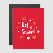 "雪が降るようにして下さいそれが!"  書道のクリスマス (正面/裏面)