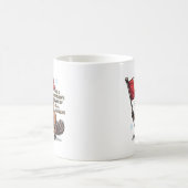 雪が降るチャンスはない、ビーバー、カナダ国旗。 コーヒーマグカップ (中央)