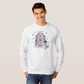 雪が降るロンTシャツ Tシャツ (正面フル)